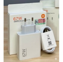 شاحن Xiaomi 67W Fast Charger Set فائق السرعة مع كابل Type-C
