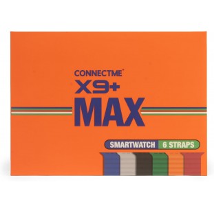 ساعة ConnectME X9+ MAX الذكية 6 في 1 بشاشة 49 مم وتتبع صحي شامل