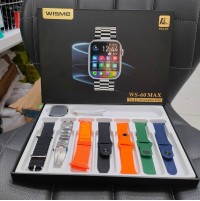 الساعة الذكية WS-60 Ultra2 بشاشة OLED 2.05 بوصة ومكالمات بلوتوث وتتبع صحي متقدم