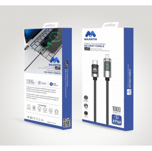 كابل ماجنتيك LED من النوع C إلى Lightning